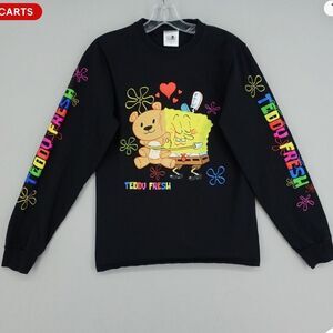 Teddy Fresh Spongebob Squarepants Bear Hug Long Sleeve Shirt Sz M